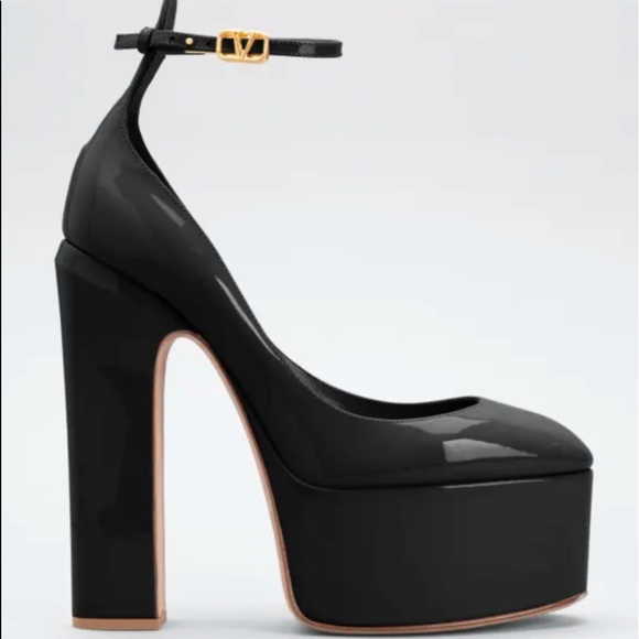 Valentino Patent Black Platform pump - Picture 1 of 2